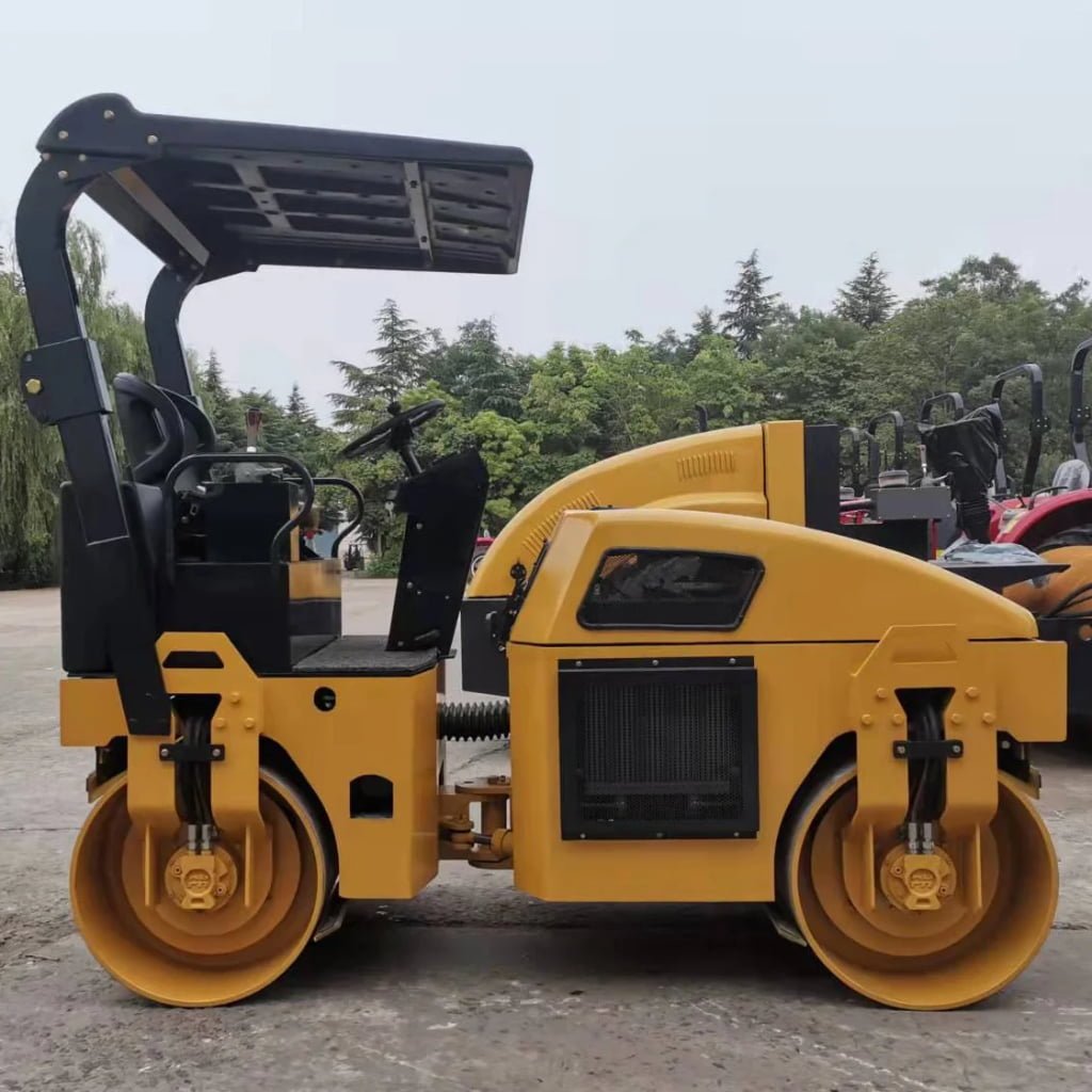 4000Kg Double Drum Road Roller