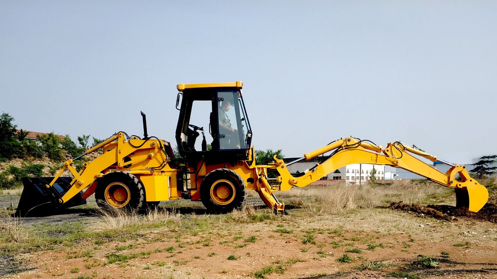 1.2/ 0.3CBM Bucket Backhoe Loader