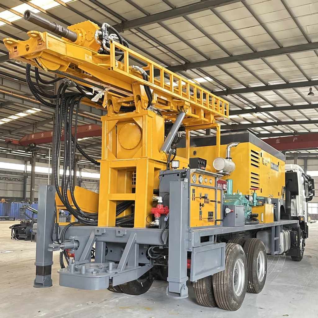 TRUCK MOUNTED WATER WELL DRILLING MACHINE