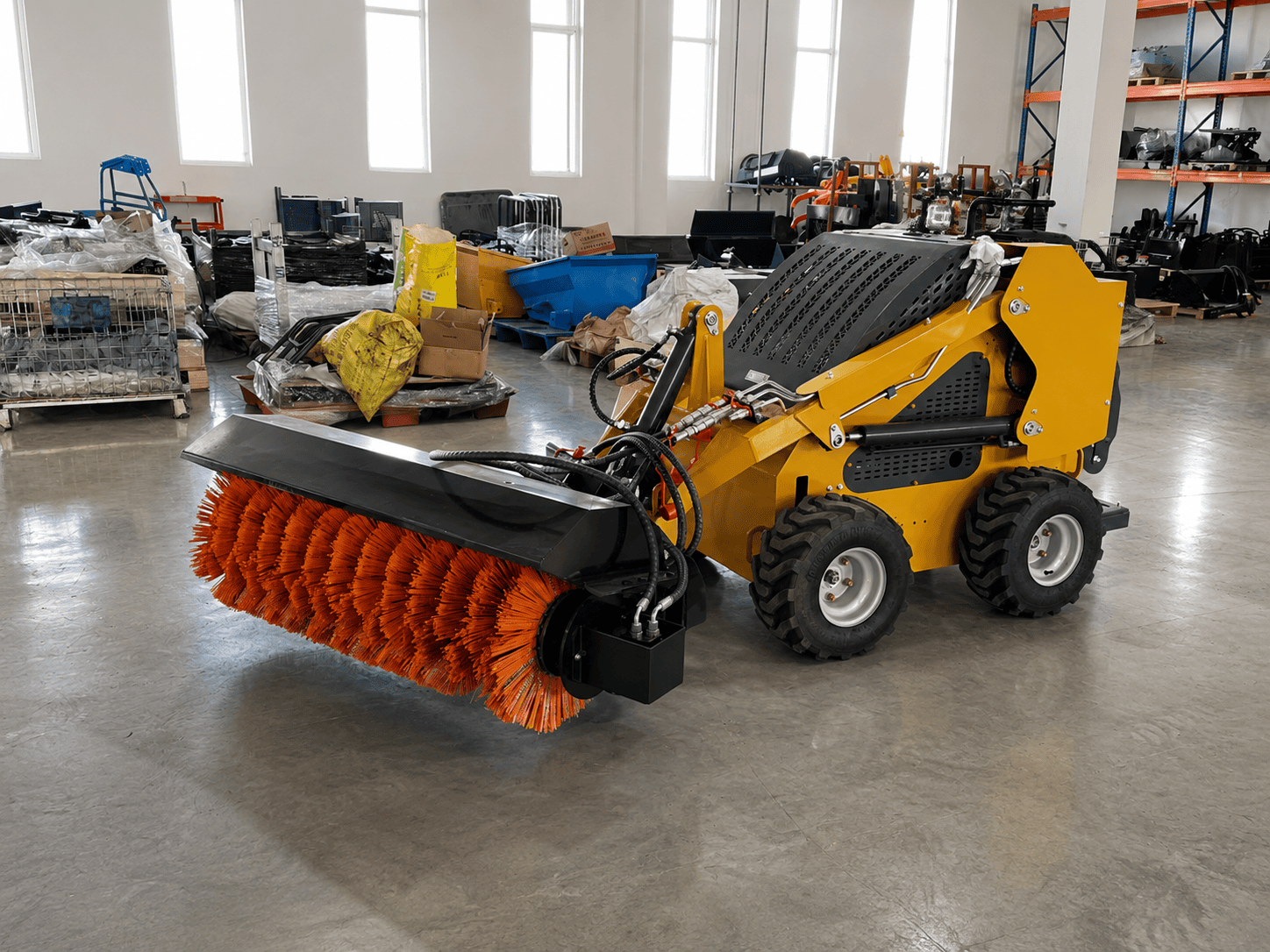 Specialist work tools attachment package for skid steer loader