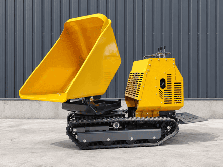 Crawler Dumper -- compact tracked transport for farms, vineyards and restricted-access sites