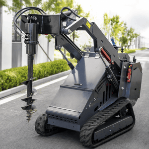 Auger for skid steer loader