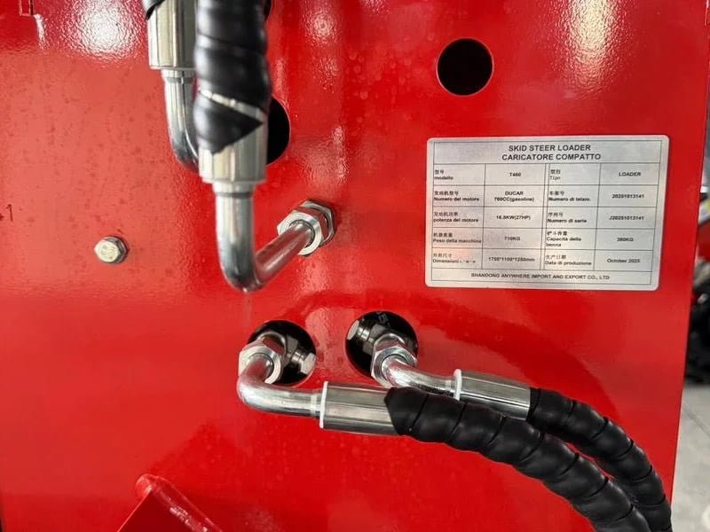 Machine nameplate and identification label