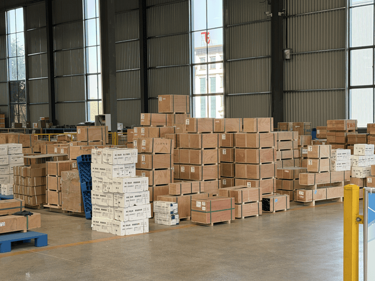 Spare parts inventory and packaging