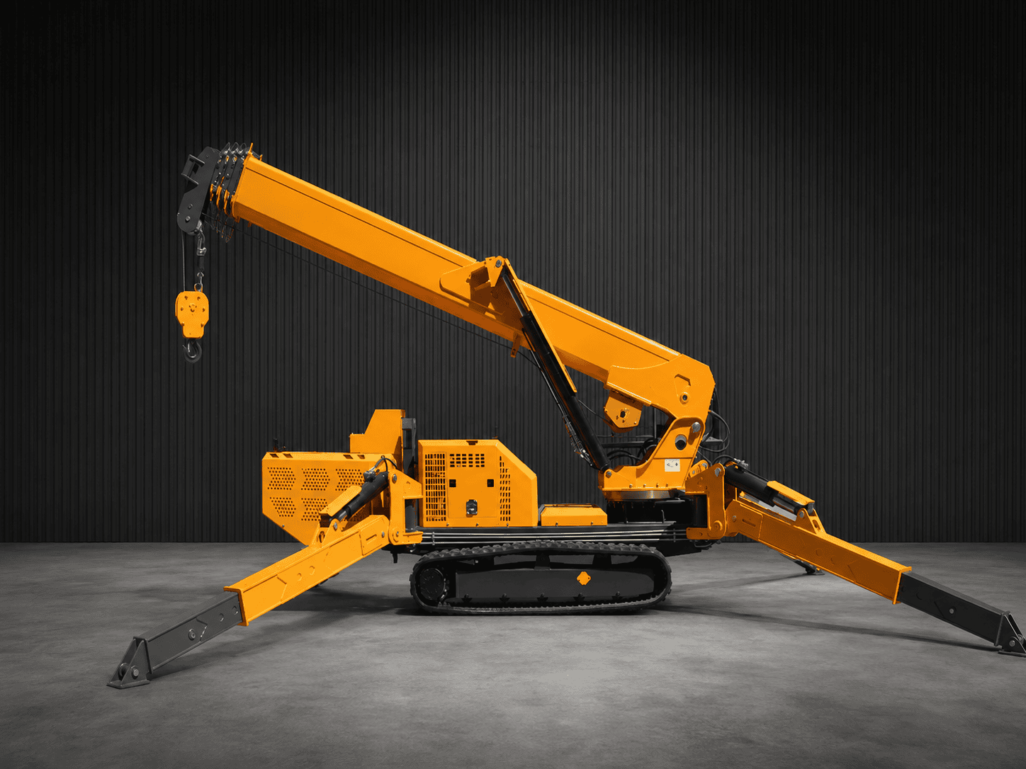 TC80 Spider Crane -- 8.0 t capacity class