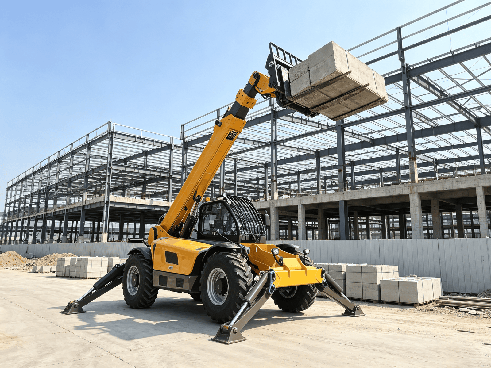 Rental fleet compact machinery