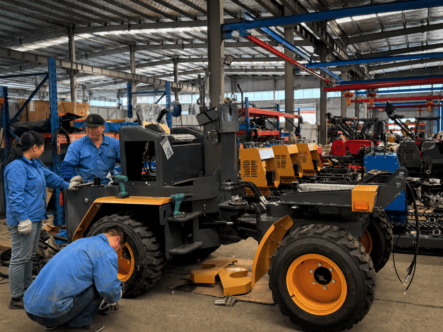 TerraAny quality control review -- configuration and inspection against agreed machine specification