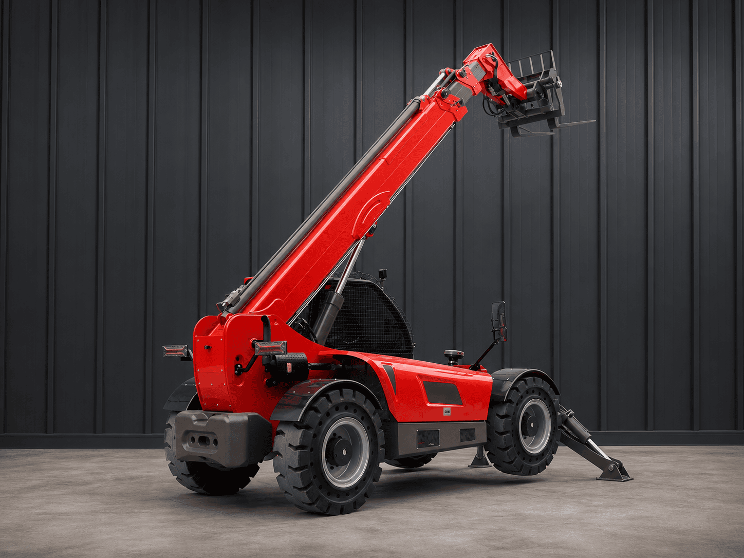 Construction telehandler placeholder