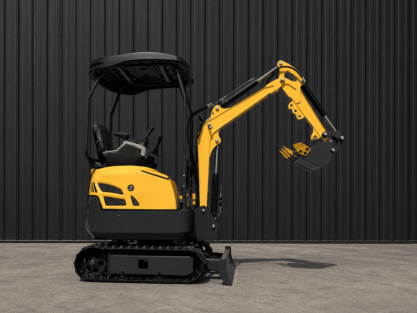 TerraAny TE15U 1.5 Tonne Zero-Tail Mini Excavator -- compact swing radius for residential and utility work
