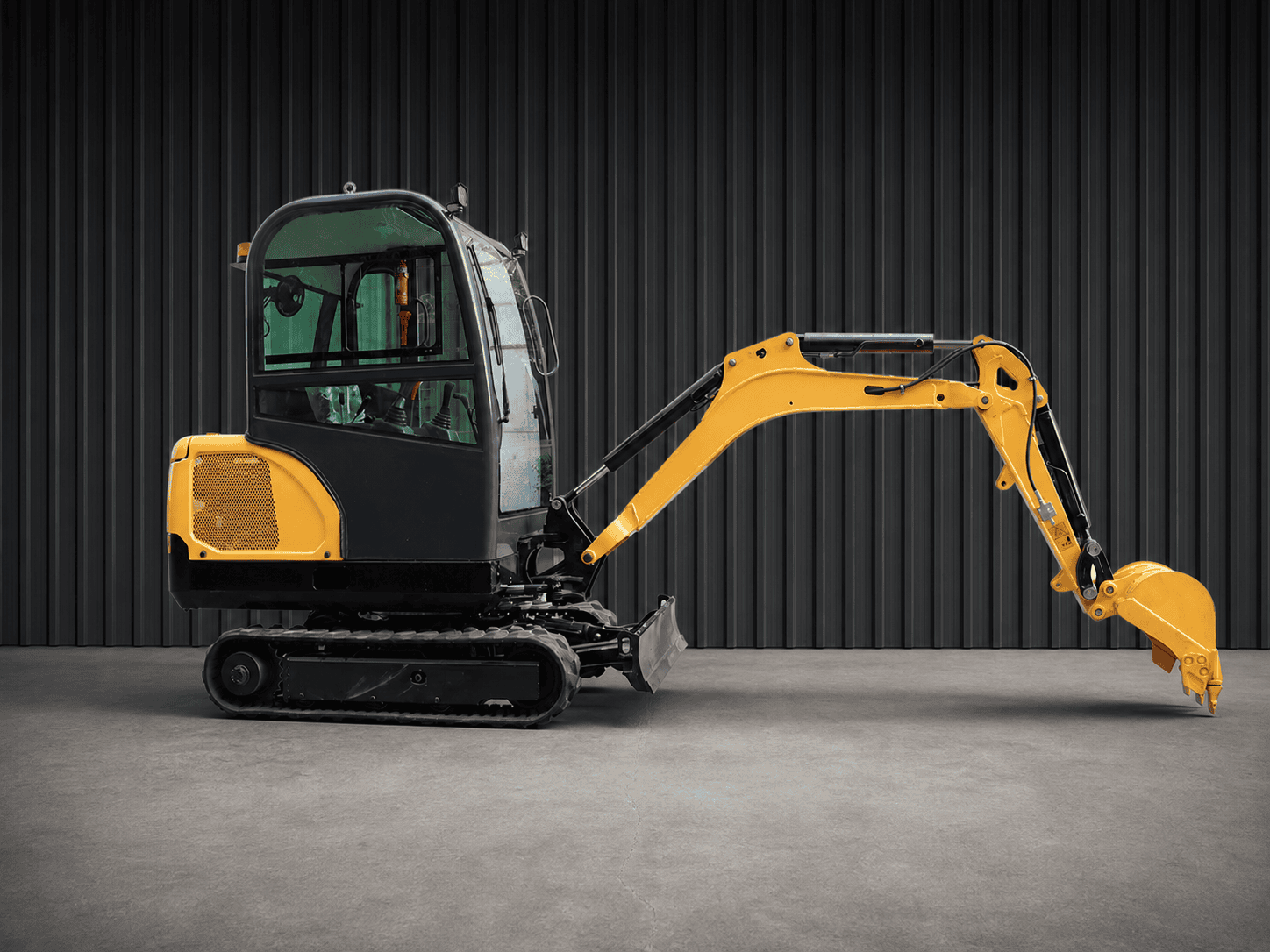 TerraAny TE25 2.5 Tonne Standard Tail Mini Excavator -- open-site earthmoving and grading crawler